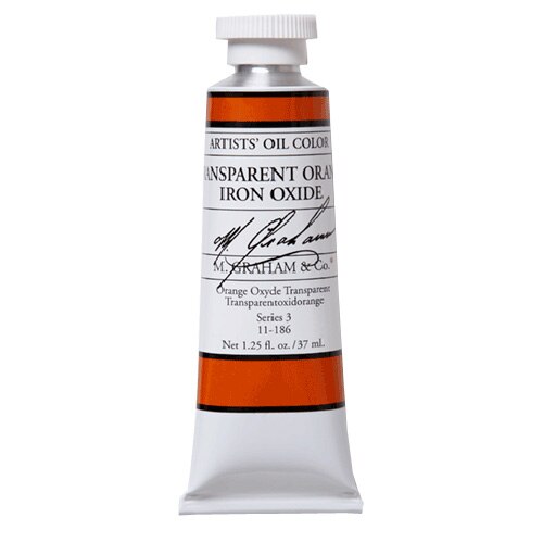 M. Graham & Co., Artists', Oil Paint, 1.25oz, Transparent Orange Iron Oxide